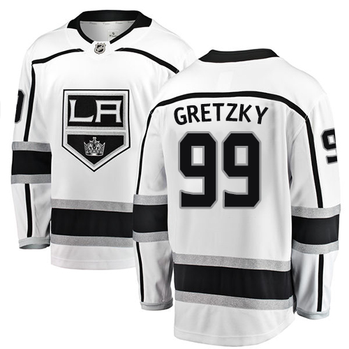 Kinder Los Angeles Kings Eishockey Trikot Wayne Gretzky #99 Breakaway Weiß Fanatics Branded Auswärts